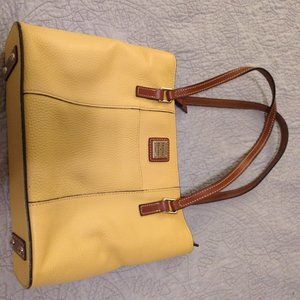 Yellow Dooney and Bourke purse